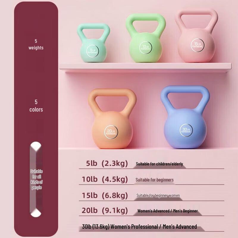 JINGBANG Women's Home Kettlebell