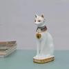Statua Forma Gatto Egiziano Resina Decorazione Vintage Casa Auto Scrivania Ornamento Statuette Miniature Decorazione Artigianato Decorazione Casa