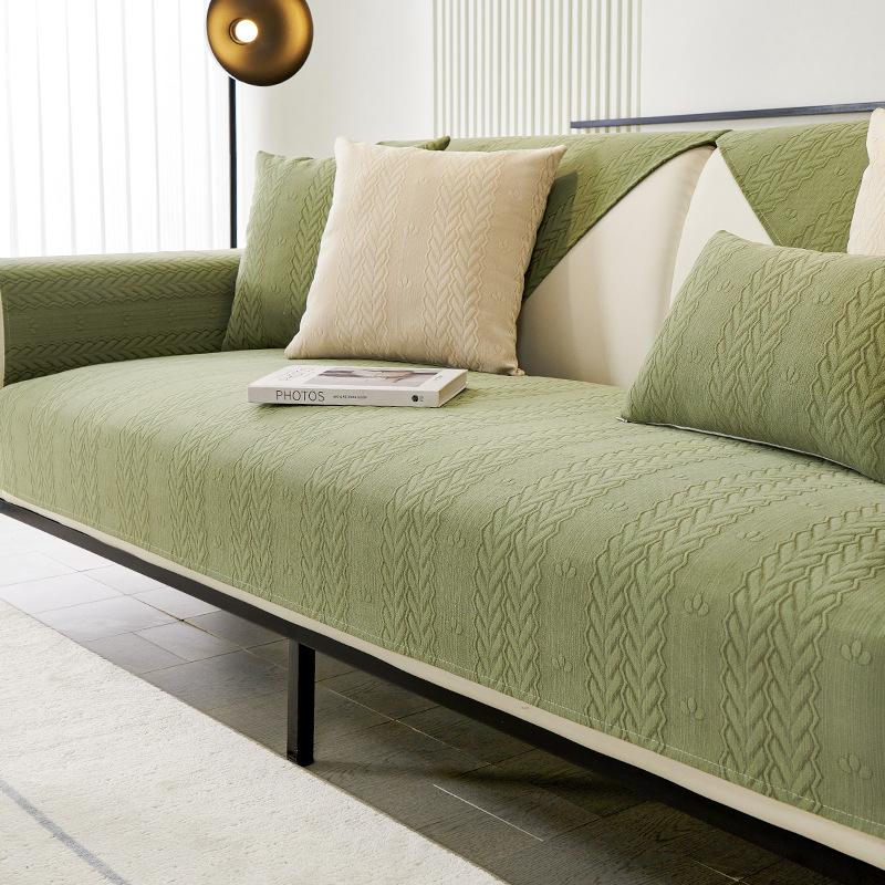 

Chenille Sofa Cushion Non-Slip Mat Four Seasons Universal Simple Modern Leather Sofa Cover Soft Comfortable 70*70