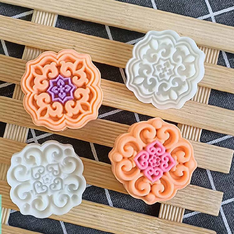 Pastry Moon Cake Mold Decoration Thickness Adjustable Exquisite Chinoiserie Gift