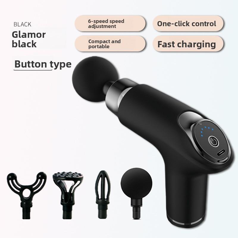 

Электрический фасциальный массажный пистолет-захват Мини Портативный Мужской и Женский Фитнес Йога Расслабление Мышц Шейный Массажер Фасциальный Пистолет English manual