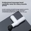 Mini Fascia Gun Double Handle 4 Massage Head Electric Massager Relaxing Muscle Massage Gun