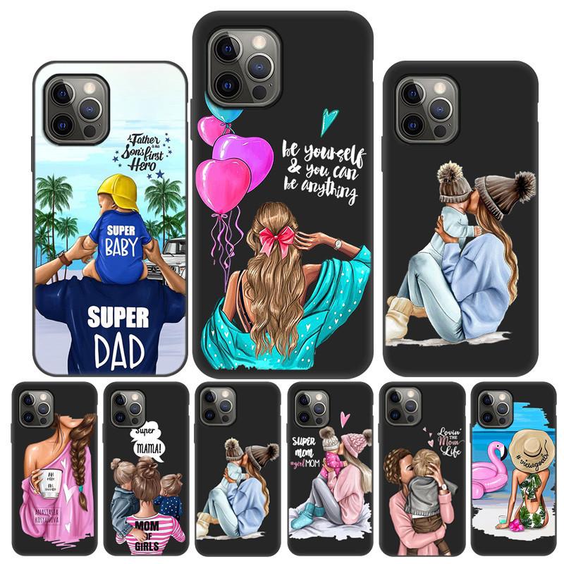 Case For iPhone 11 12 Pro Max Case Fashion Mam Super Mom Phone Case iPhone11 13 Pro 7 8 Plus XR XS X SE 2020 2022 6S Mini Cover