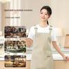 Custom Logo Waterproof Kitchen Apron - Embroidered, Oil-Proof, Long Waist Design for Catering