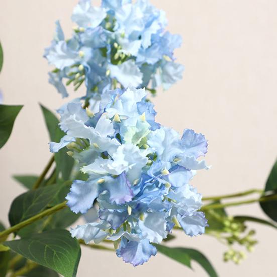 3 Branch Artificial Flower Bouquet with 3-Head Blooms Realistic Faux Silk Flower Bouquet with Stem for Wedding Party Home Office Decor
