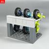 MOC Steine Fahrrad Rahmen Mountainbike Stadt Zusammengebaut Bausteine Friends Spielzeug Kinder Geburtstagsgeschenke