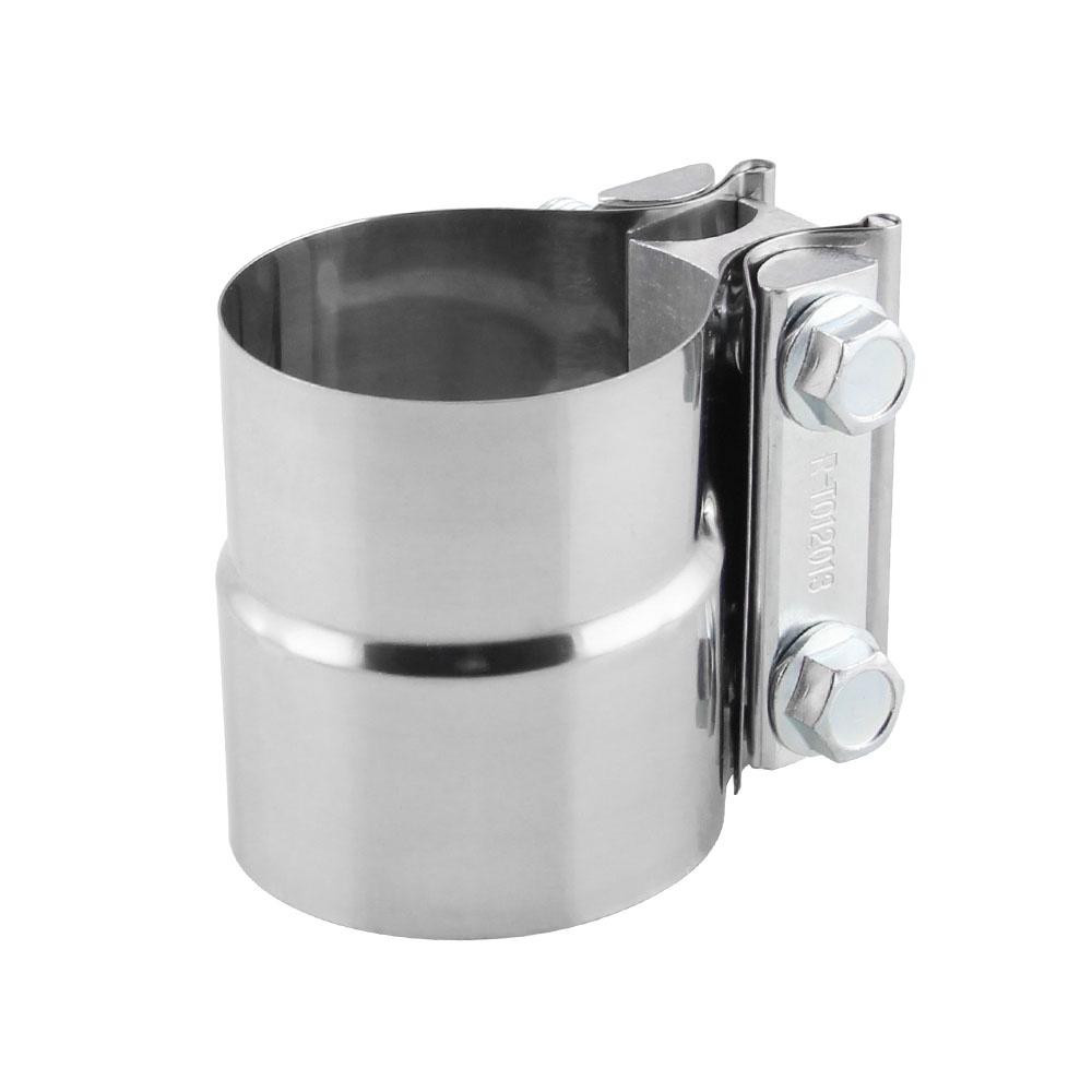 Premium Quality 2.25" To 2.5" Stainless Exhaust Band Clamp Step Clamps For Catback Muffler
