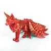 PLA 3D Printed Model Multi-jointed Movable Fine-tailed Fox Doll Multicolor Articulated Animal Figurine Desktop Decoration