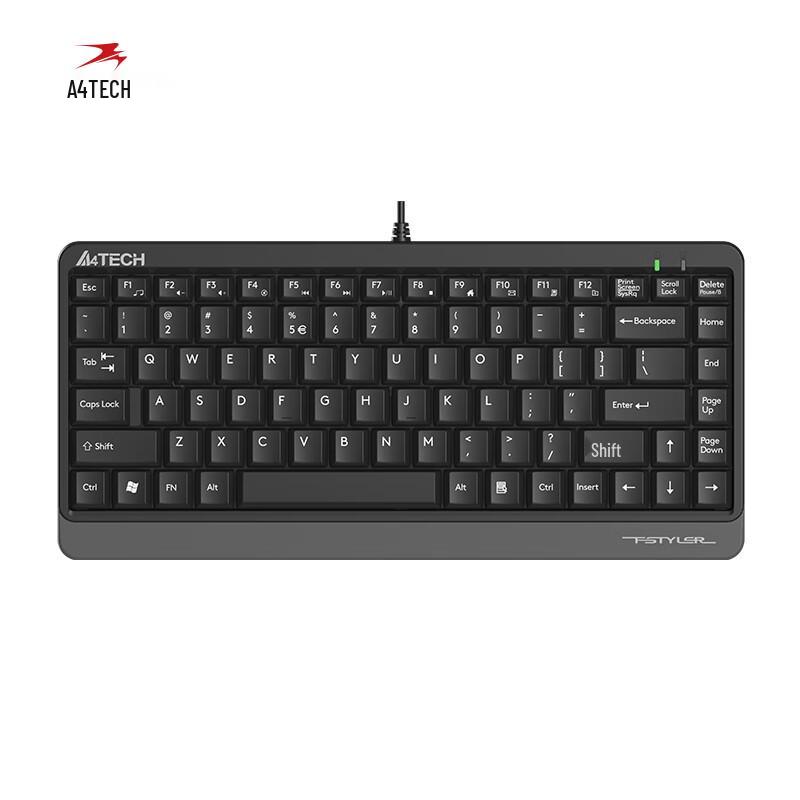 A4TECH FK11 Wired 86-Key Portable Mini Keyboard