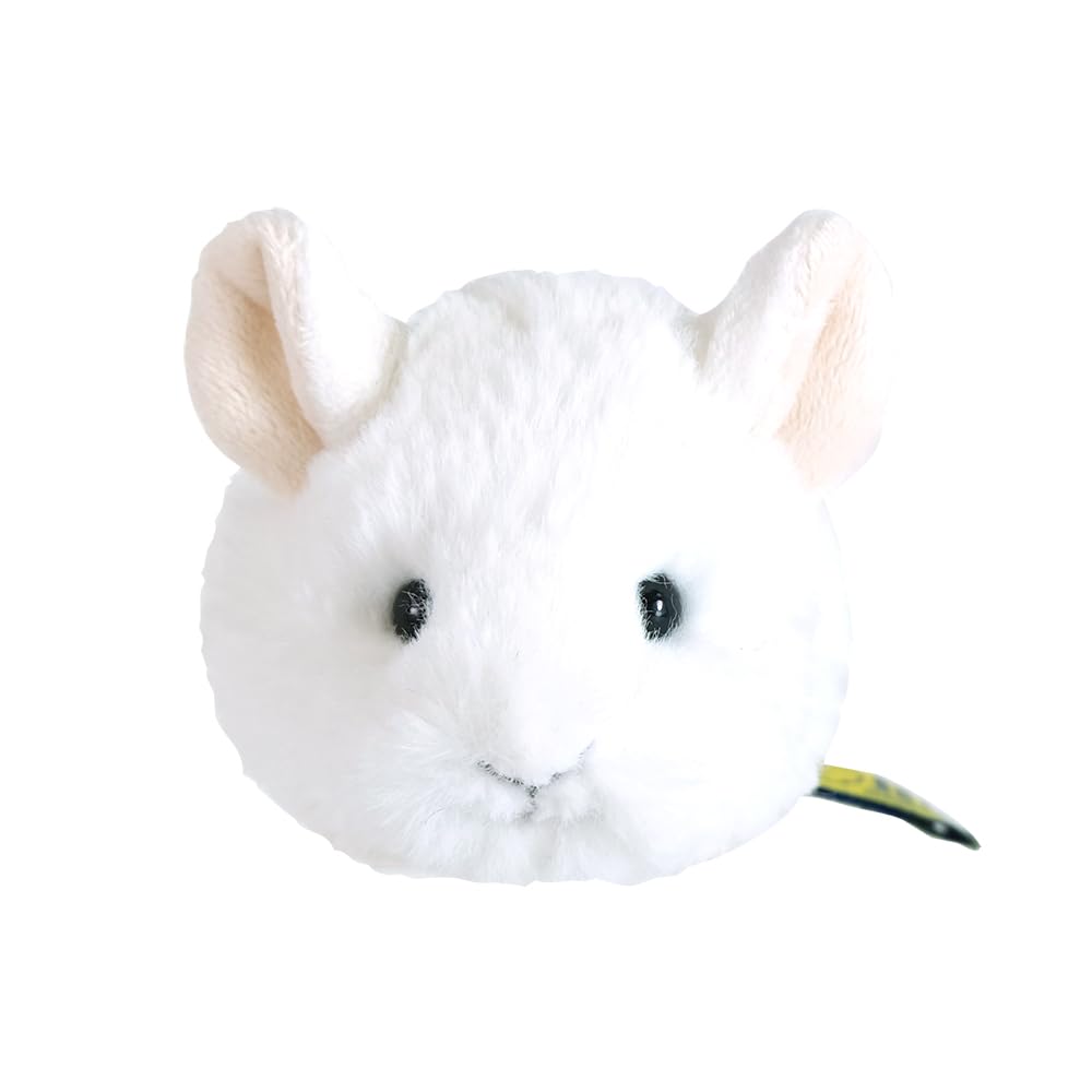 SunLemon Baby Animals Small Chinchilla WH 8 x 20 x 7 cm Plush Toy Baby Animal Cute Fluffy Animal Stuffed Animal Photoshoot P-1233