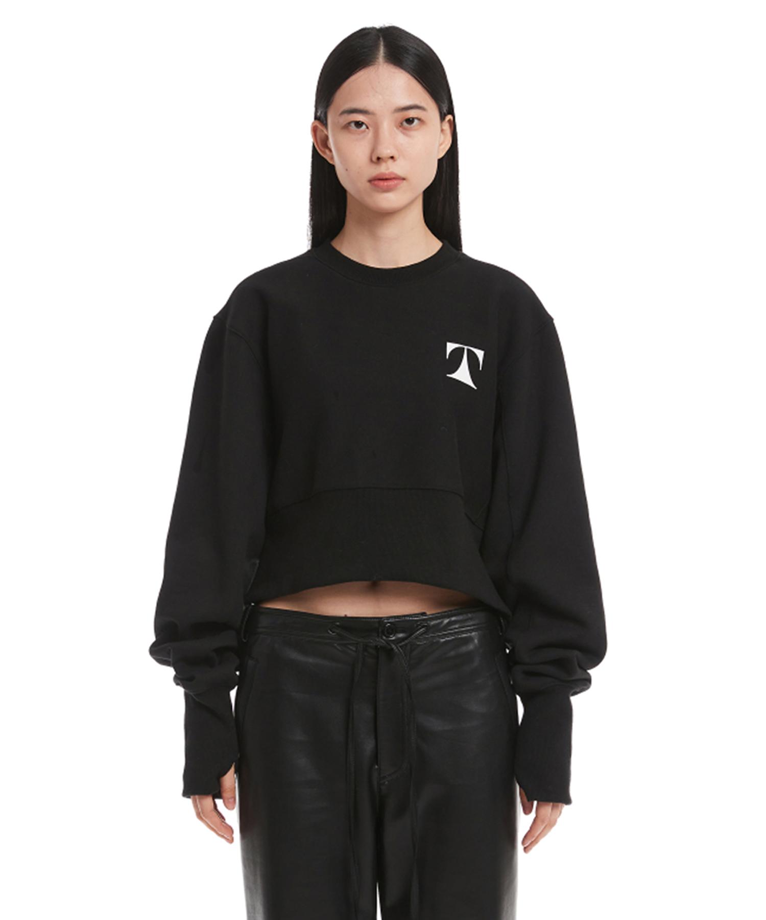 Trunk Project Black T Logo Sweatshirt Black/Xs