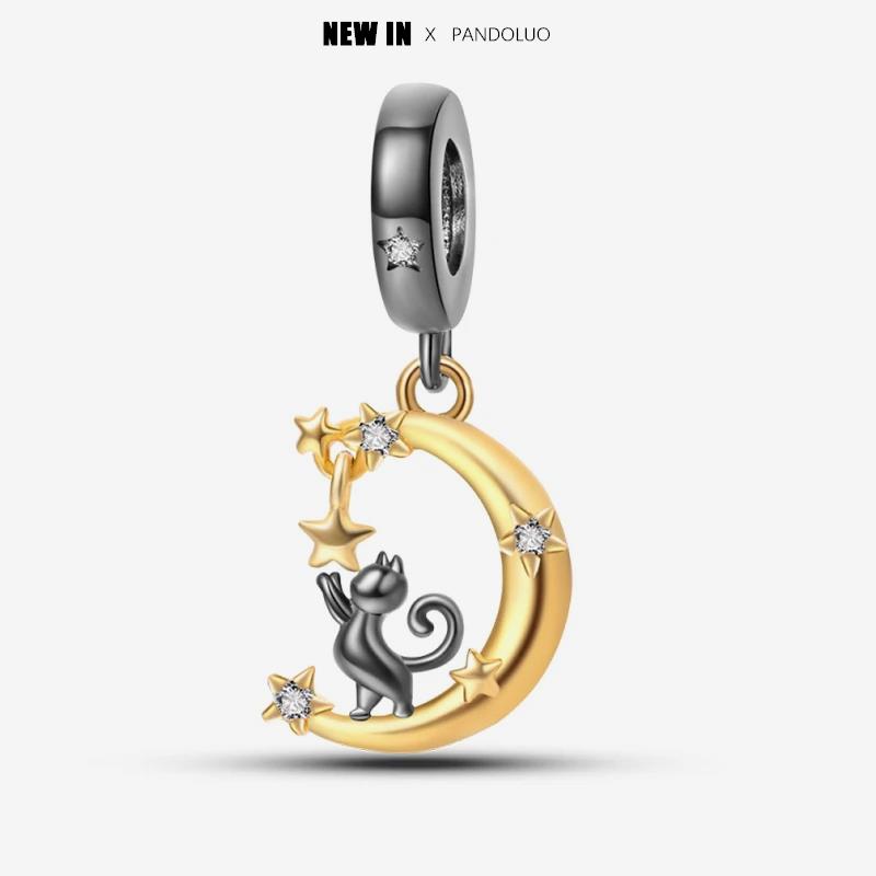 New In Copper Cute Pet Animal Shapes Charm Beads Fits Pandach Original Charms Bracelet For Women Pendant Bead Jewelry