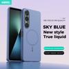 For Sony Xperia 1 VII VI V Case Hand Feel Liquid Silicone Magsafe Soft Mobile Phone Cover