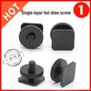 1/4 Inch Metal Hot Shoe Screw Adapter with Up and Down Lock for Camera Flash Conversion
