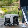 Passeggino per Cani Piccoli 2-in-1 Zaino per Animali Domestici per Cani e Gatti per Viaggi all'Aperto Passeggino per Animali Domestici Leggero e Pieghevole Trasportini per Cani