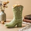 Boot Shape Casting Form for Epoxy Art and Gypsum Display Work, Western Relief Single Cavity Tool for Handmade Shelf Presentation and Table Styling