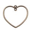 Irregular Oval Frame Connectors Moon Hammered Texture Links For Earring Making