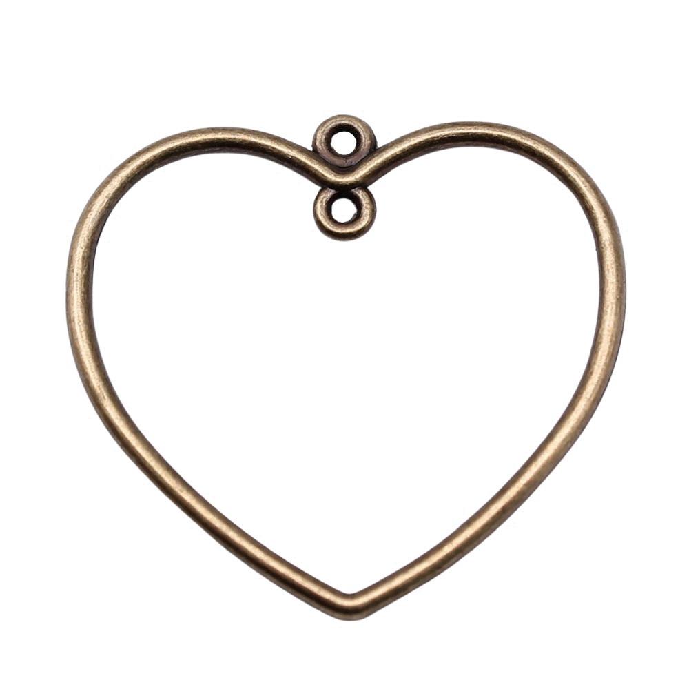 Irregular Oval Frame Connectors Moon Hammered Texture Links For Earring Making