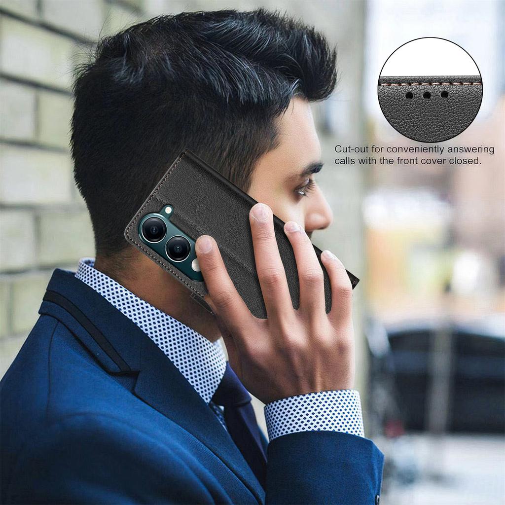 BINFEN COLOR BF32 For vivo Y29s 5G/Y04 4G Leather Case Wallet RFID Blocking Phone Cover