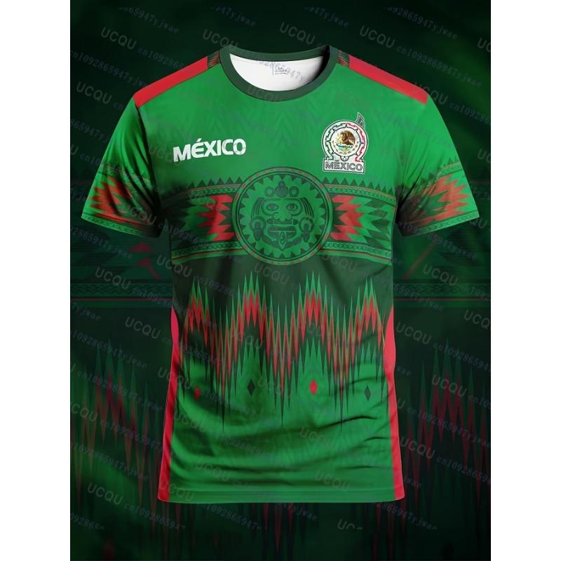 

Mexico Special Youth Football Jersey Men s Women Casual Sports Breathable Sport Top for Competition Training Autumn Daily Wear XXL