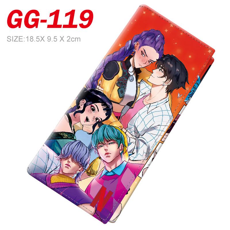 K-POP Demon Hunter Girl Group 3D Stereo Tri-fold Wallet for Students and Fans