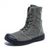 Men High Top Boots Classic Cowboy Canvas Boots Breathable Canvas Casual Shoes Lace Up Ankle Boots for Men High Top Sneaker Botas