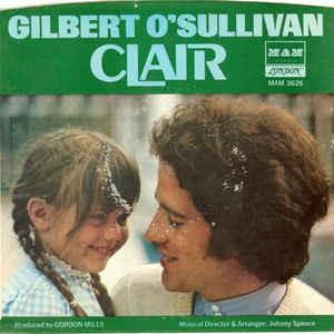 

7inch Record GILBERT O SULLIVAN - Clair 453626DJ MAM 1972 US Pop Used
