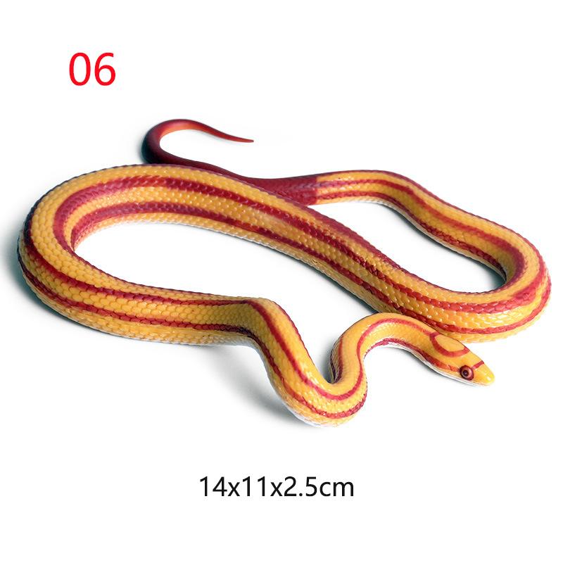 Realistic Fake Snakes Toy Prank Rubber Snake Props Scare Birds Cobra Snake, Boa Constrictor, Coral Snake, Rattlesnake Halloween