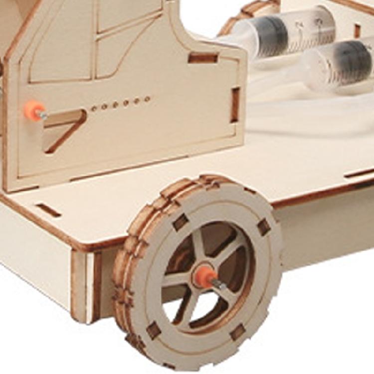 Wooden Hydraulic Machine Building Set Hands On Assembly Wooden Excavator Model for Students School Experiment