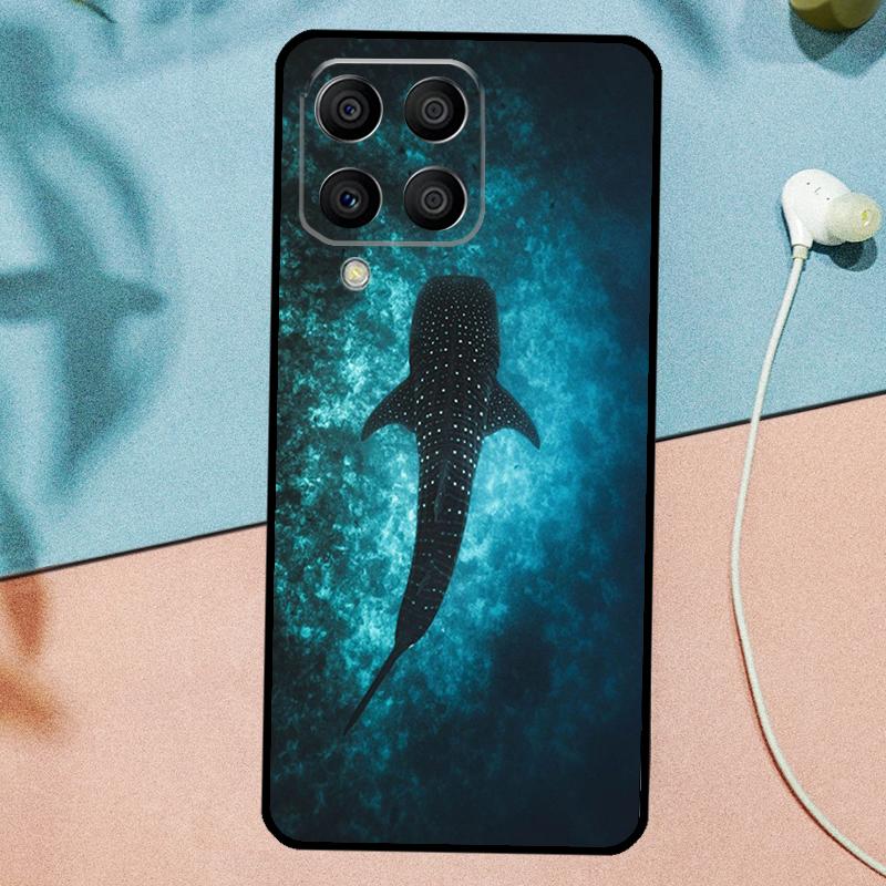 Ocean Whale Shark Animal For Samsung Galaxy M33 M35 M55 M15 M12 M13 M14 M34 M54 M53 M21 M31 M11 M32 M52 M06 M16 Case