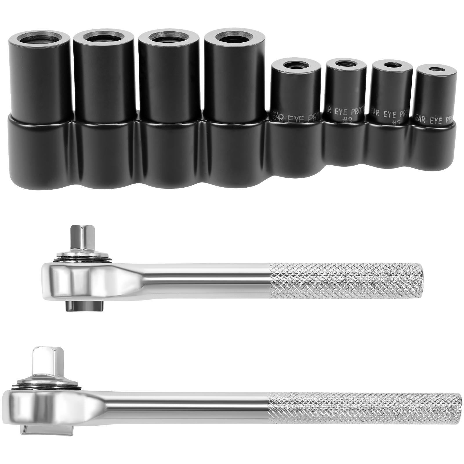 

Набор магнитных метчикодержателей 8 шт. 1/4 шестигранный хвостовик машинный винт метрический плашкодержатель резьбонарезной инструмент инструмент для автосервиса для плотного Т