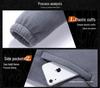 Plus Size Velvet Lined Hoodie for Men - Thick and Warm Lamb Fleece Sports Jacket for Autumn/Winter