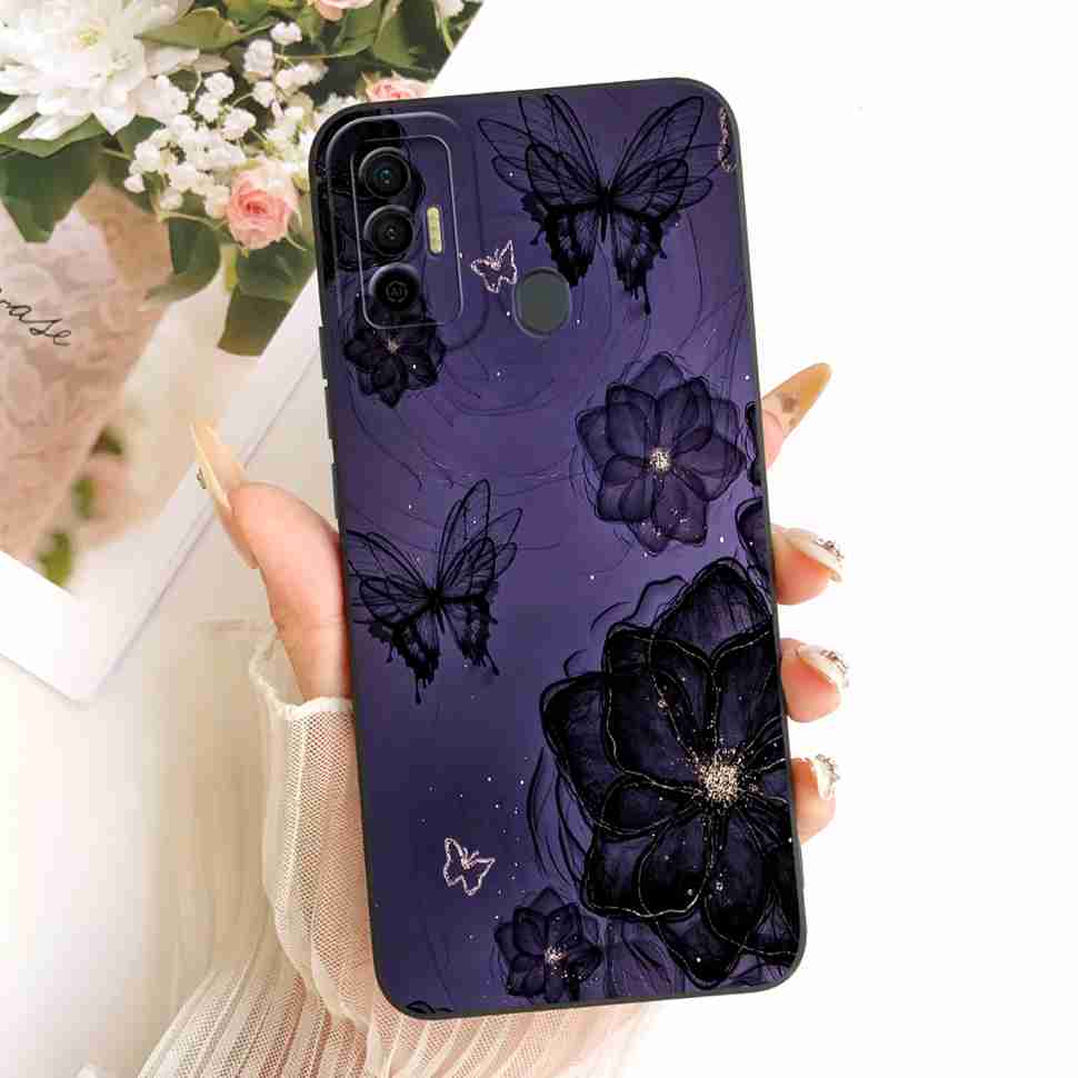 Cover For Tecno Spark 7 2021 Cute Rabbit Casing KF6 KF6j Soft Silicone Casing For Tecno Spark 7 Spark7 Back Cover Coque