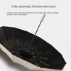 NEW 8 Bone Folding Umbrella Fully Automatic Double Bone SPF 50 UV Protection Rain Resistance Strong Wind Resitance Umbrella