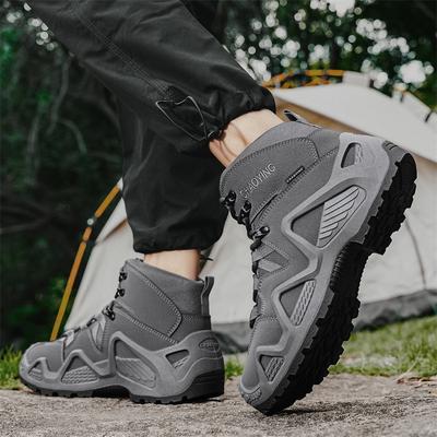 High-top Tactical Shoes Wear-resistant Desert Boots Outdoor New Combat Boots Leisure Training Boots Breathable Mountaineering
