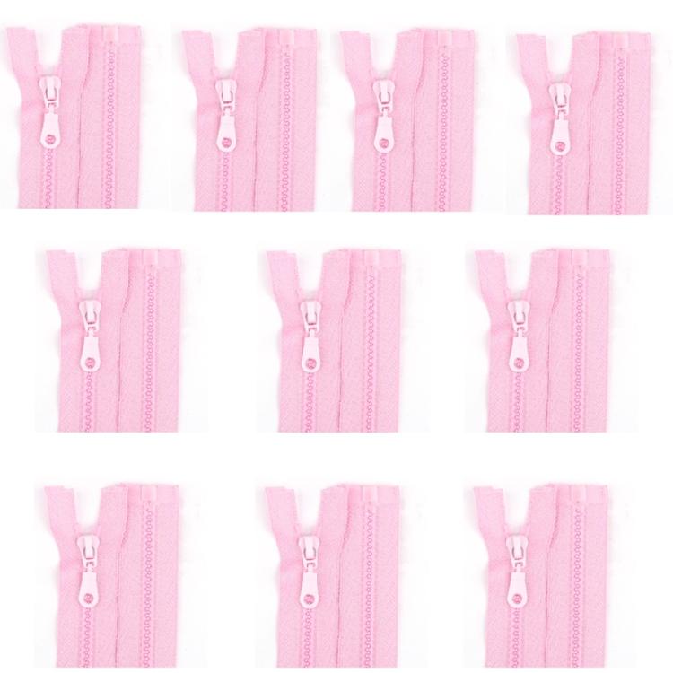 Pack of 10 Nylon Zippers for Sewing Craft Open-end Zips Fasteners 27.5Inch/70cm Zippers for Bag Clothing Sewing Supplies
