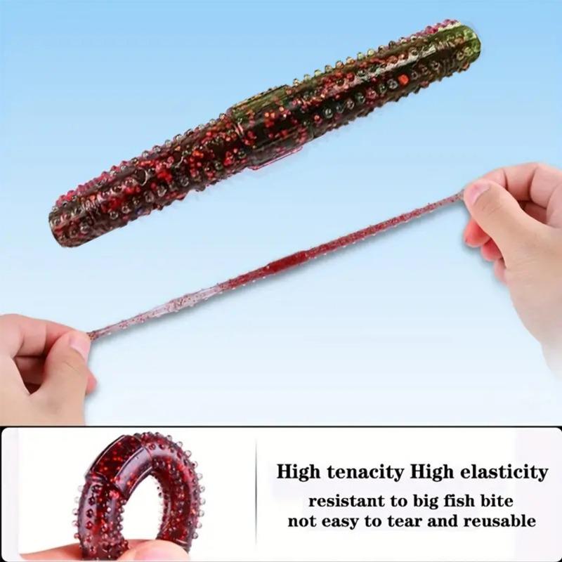 Fishing Worm Soft Bait 35pcs Fishing Lure Set