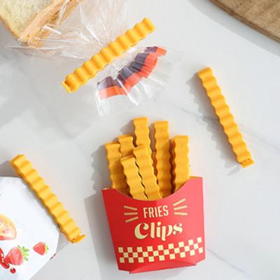 1 Set Beutelverschlussklammern mit Aufbewahrungsbox, wiederverwendbar, für gebratene Chips, Snackbeutel-Clips, Lebensmittelversiegelung, Küchenbedarf