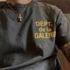 T-shirt casual a maniche corte con stampa semplice, versatile, per uomo e donna, in cotone, abbigliamento per coppie