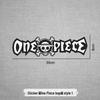 One Piece Anime Stickers: Luffy, Pirate Ship, Sanji Car Scratch Covers