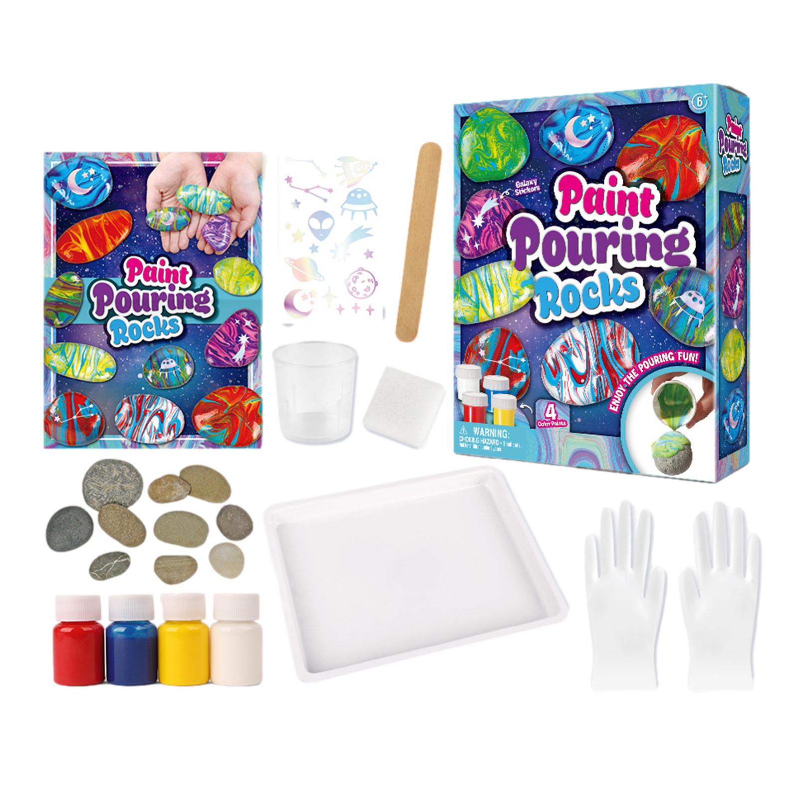 

Детская наскальная живопись Kit DIY Камень Ремесло Детский художественный набор