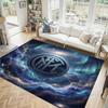 Borussia Dortmund Design Crystal Velvet Carpet Cozy Non?Slip Printed Rug For Bedroom Living Room Entrance