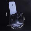 High Quality Acrylic Brochure Holder Clear Display Stand Non Slip Slot Number Of Pieces Pcs Widened Base X Inches