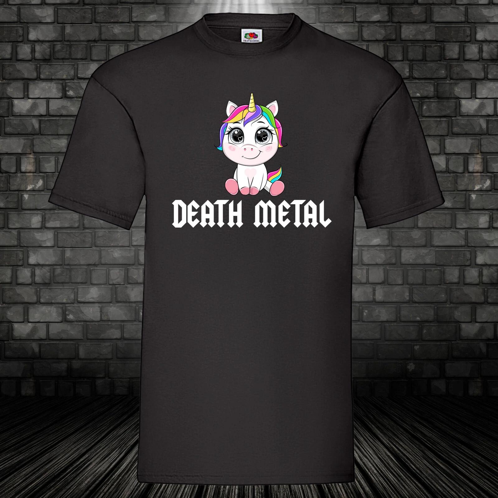 Death Metal T-Shirt Heavy Metal Unicorn Shirt Unicorn Cult Gift Dope S-5XL S