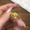 Casual Style Rose Flower Rings Fashion for Women Light Luxury Fashion Opened Ring Wedding Party High Quality Fine