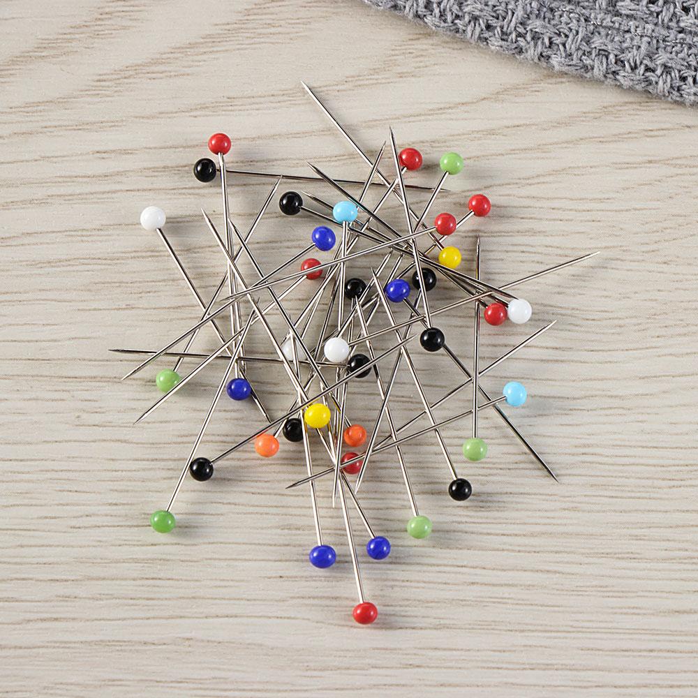32mm Apparel Garment Accessory Knitting Sewing Needles Locating Pin Glass Head Bead Glass Head Pins