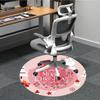 1pc Christmas Ornament Office Round Rug, Non-slip, Soft and Durable Office Rug for Interior Decoration, Perfect for Office, Beautiful Decoration Yy260