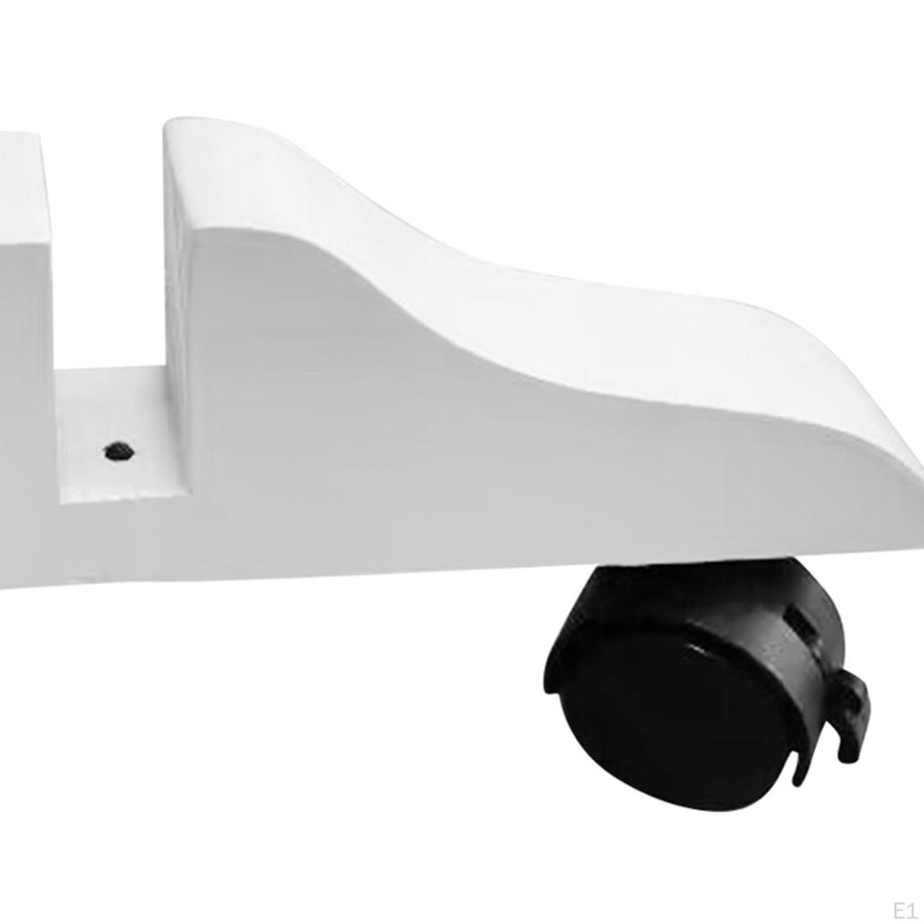 Eleganter Sichtschutzständer aus Holz mit mobilen Rollen für Zuhause und das Büro