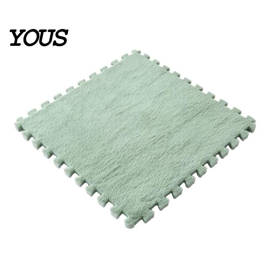 Home Decor Floor Pads Plush Puzzle Mat, Interlocking Carpet Tile, Anti Slip EVA Foam Jigsaw Play Mats Rug Squares for Bedroom Playroom Nursery Decor,