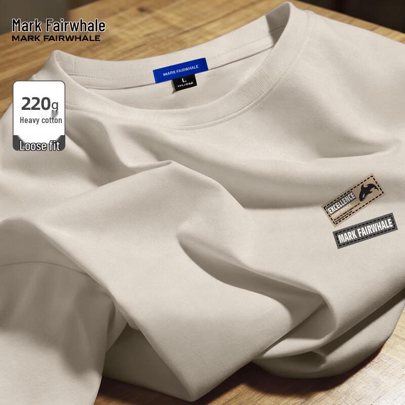 Mark Fairwhale Men's Heavyweight Pure Cotton Long-Sleeve T-Shirt